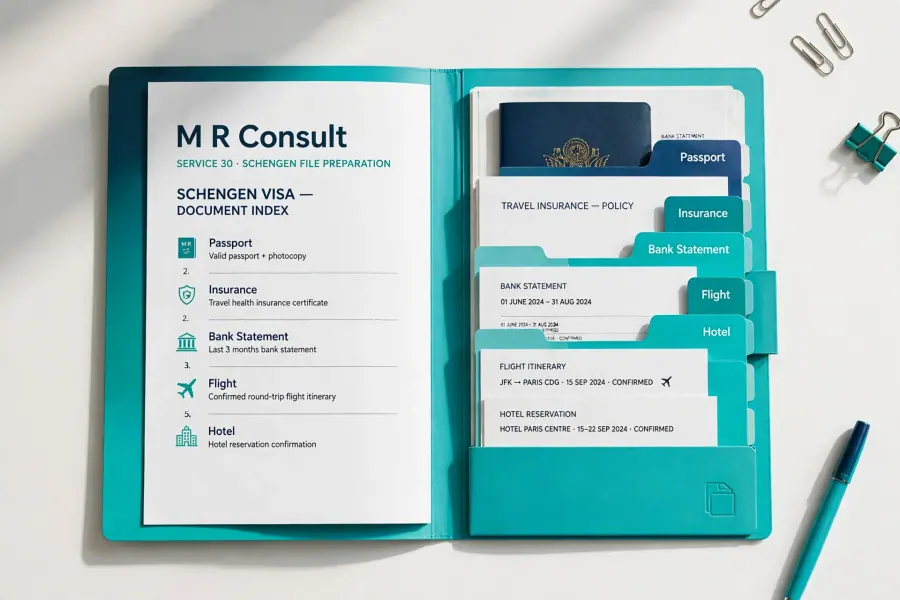 Schengen File Preparation